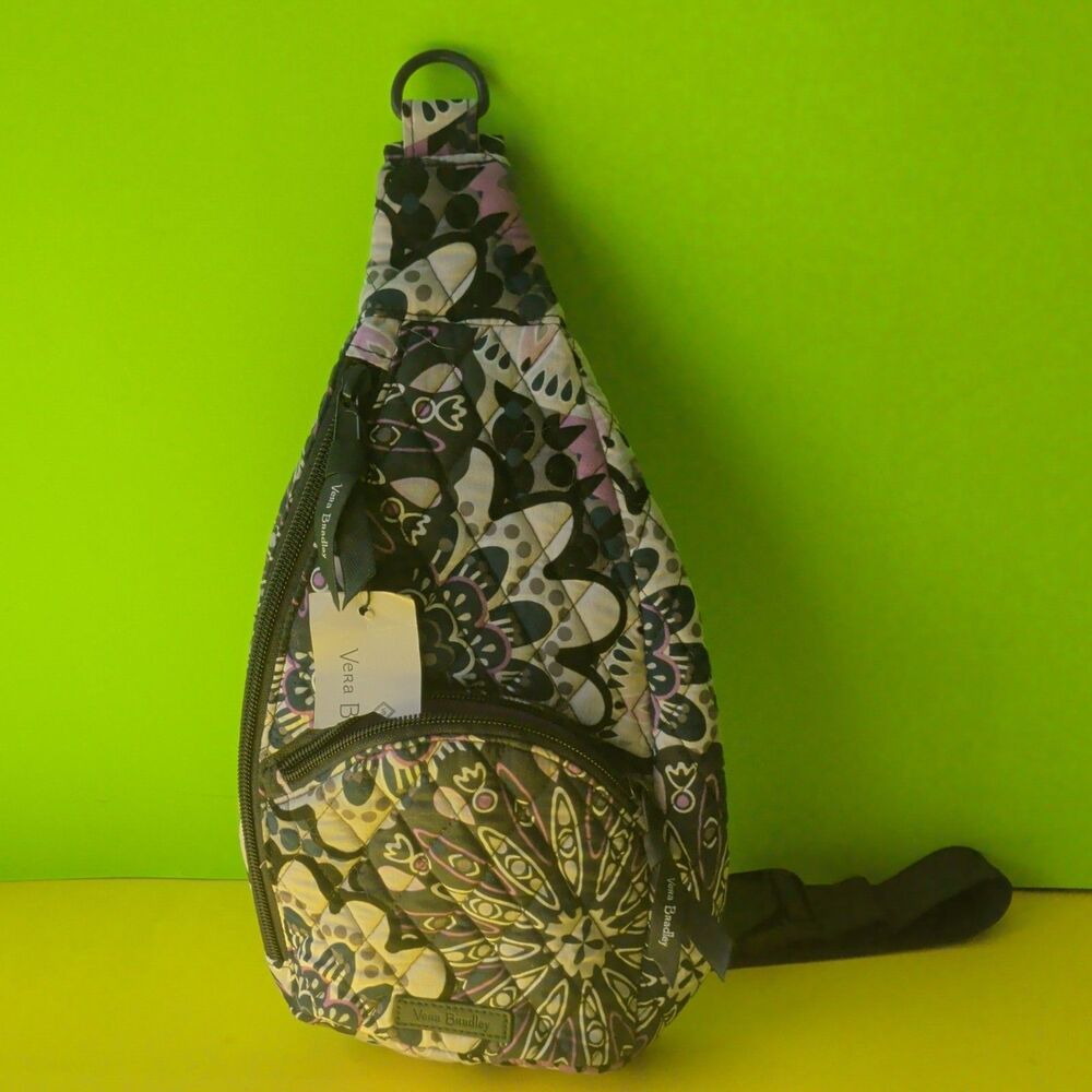 Vera Bradley Compact Sling Crossbody Bag Mimosa Medallion